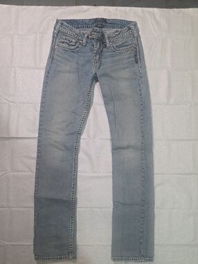 Silver Jeans Light Blue Straight Leg Women's Jeans